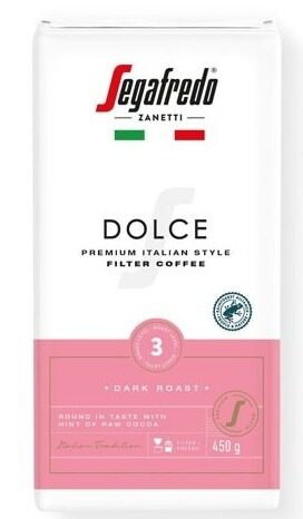 Segafredo Dolce maltā kafija 450g RAC